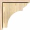 Ekena Millwork Yorktown Rough Sawn Corbel w/Backplate, Douglas Fir, 8"W x 14"D x 14"H COR08X14X14YOR01RDF - alternate 2